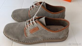 RIEKER pánske kožené topánky 43, nové