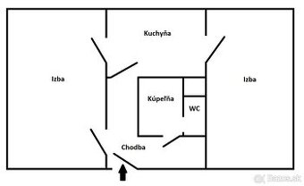 Predám 2-izbový byt