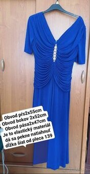 Pekné spoločenské šaty oblečené 3x