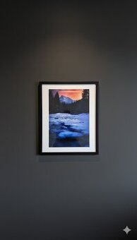 Kriváň vo farbe ohňa a ľadu