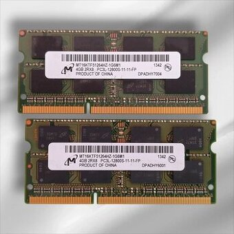 Pamäť RAM 8GB DDR3L So-dimm Micron 1600 MHz (2x4GB)