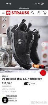 Pracovná obuv Strauss ✅ veľkosť 43