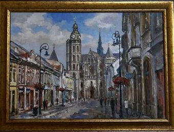 Obraz Nikolaj Lesyk-Košice Alžbetina ulica