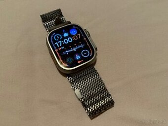 Apple Watch Ultra + Titanium Milanese loop