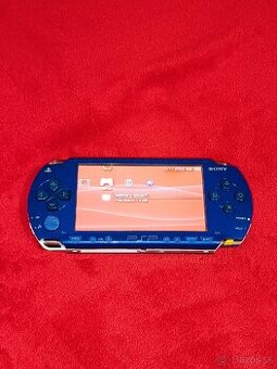 PSP 1000 Metallic Blue a Motorstorm Artic Edge