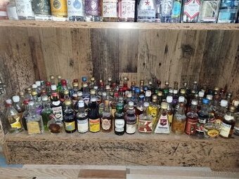 Miniatúrne fľašky alkoholu