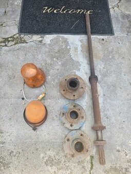 Stredná hriadeľ, majaky