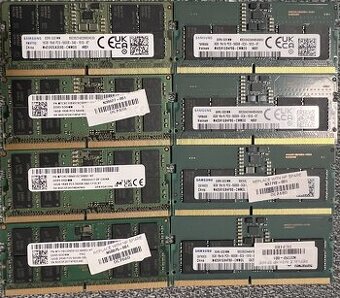 Nove 8GB SODIMM RAM 5600Mhz Samsung, zaruka 1rok, doklad