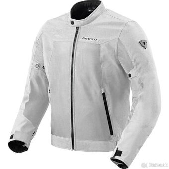 REV’IT moto letní bunda, vel. 52/L, bílá – TOP stav