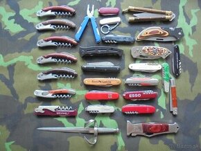 Staré a iné vreckové nožíky.