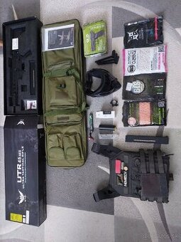Predám airsoft výbavu alebo zvlášt (utr 45)
