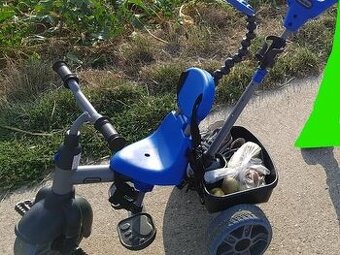 Trojkolka LITTLE TIKES Basic šedo-modrá 4 v 1