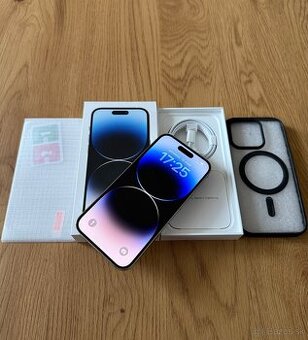 iPhone 14 Pro 128 gb Silver - komplet príslušenstvo, záruka