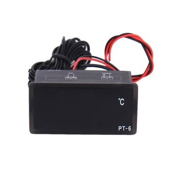 PT-6 digitalny LED displej ktory ukazuje teplotu 12V