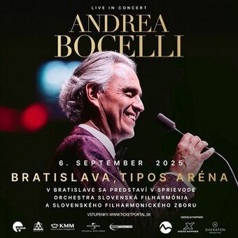 Lístky Andrea Bocelli