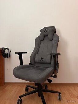 Herné kreslo AROZZI VERNAZZA Soft Fabric Ash