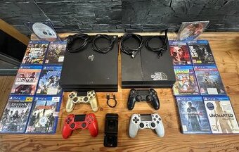 Predám 2krát ps4 +hry