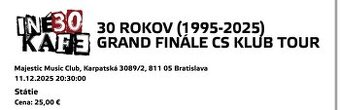 Ine Kafe 30 rokov Bratislava