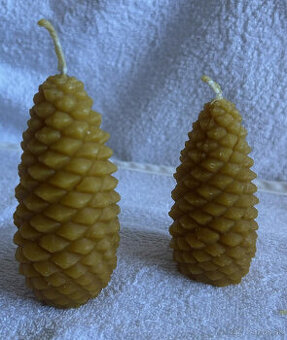 voskové sviečky - dekorácie