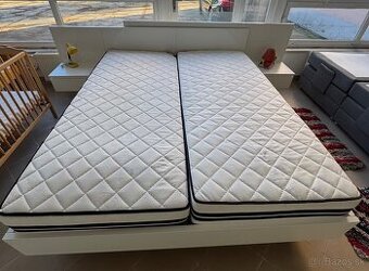 Manželská posteľ – veľký set + matrace (430 €)