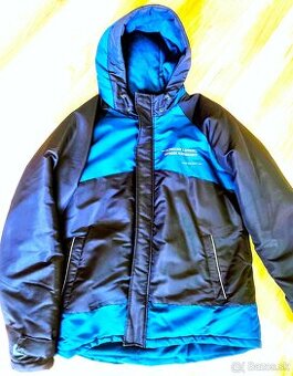 ZIMNÁ hrubšia BUNDA CHLAPČENSKá NEPREMOKAVÁ 170-176