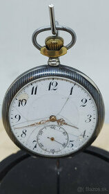 Predám starožitné tulované strieborné hodinky ANCRE 20te rok