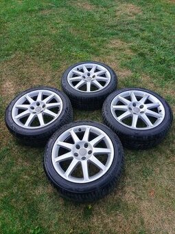 AUDI hliníkové disky R17 5x112+ nové letné pneumatiky