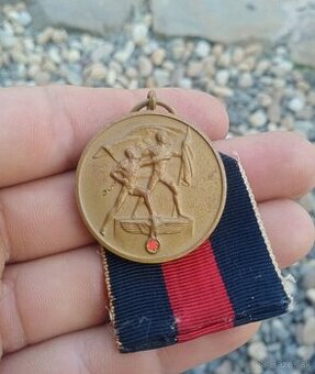 Anšlus obsadené Sudety Nemecka medaila