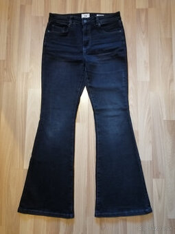 Džínsy skinny flare dámske