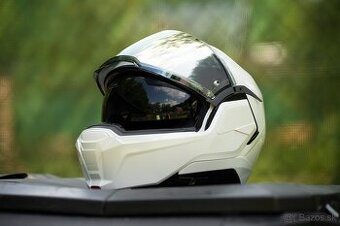 Preklápacia prilba na motocykel HJC I100 Solid perleťovo bie
