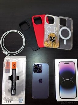 📱 iPhone 14 Pro 128 GB – Deep Purple + príslušenstvo 🎁