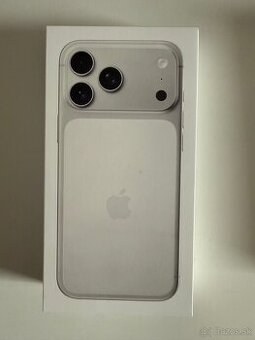 iPhone 17 pro max 256gb strieborný