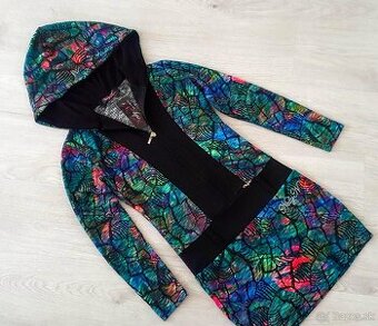 Šaty/tunika s kapucňou v.M