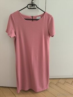 Teplákové ružové šaty XS, zn. Vila