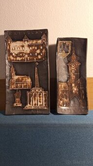 Keramické reliéfy Bratislavy – ručná slovenská práca