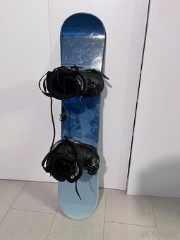 Predam detsky snowboard s viazaním a topánkami