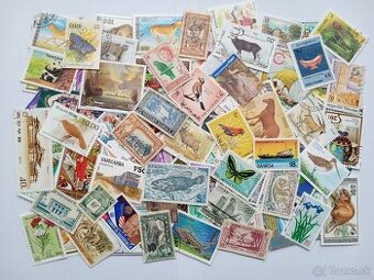 Poštové známky č.606 - MIX SVETA - vyše 230 ks