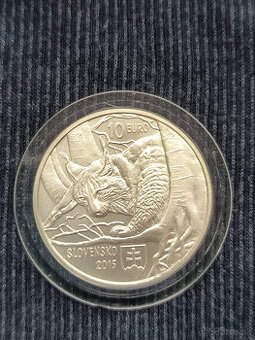 Strieborná 10 Euro 2015 - Bukové Pralesy - BK - UNESCO