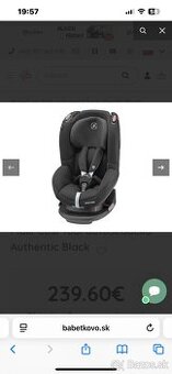 Autosedačka Maxi cosi Tobi