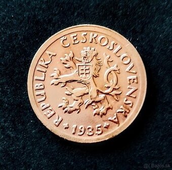 10 halier 1935 krásny zberateľský stav