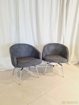 Kreslo na otočnej podnoži, 2ks