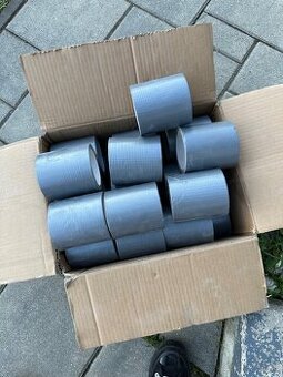 Predám plastovú lepiacu pásku – sivá (100 mm x 10 m)