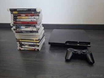 Playstation 3 Slim 500GB + hry TOP stav 💯