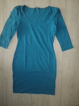 Dámske zelené tričkové šaty