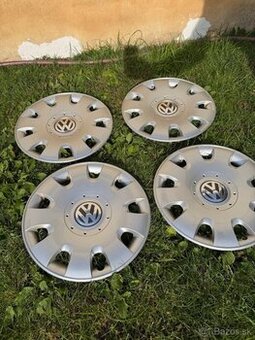 Originál puklice VW 15" (1T0 601 147) – kompletná sada 4 ks