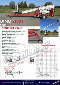 Prívesná pracovná plošina DINO210XT 2008 - 1