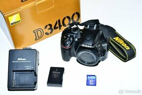 Nikon D3400 + příslušenství - 1