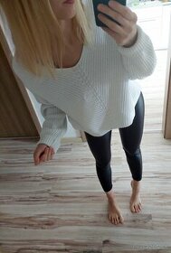 Biely sveter H&M