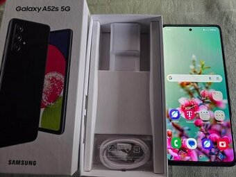 Samsung A52 5g s duos čierny v super stave používaný bol asi