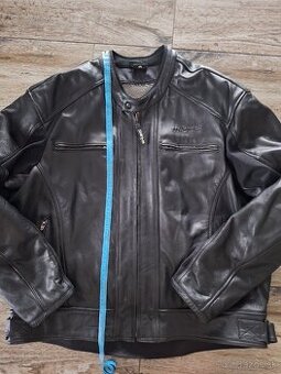 Pánska moto kožená bunda 3Xl